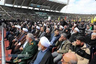 مراسم تشییع مجاهد کبیر شهید سیدحسن نصرالله و شهید سیدهاشم صفی&zwnj;الدین