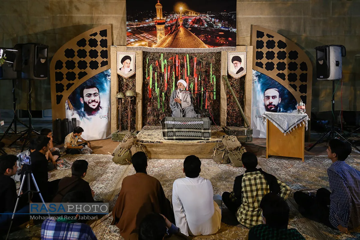 بزرگداشت طلبه شهید امنیت هادی عرفانی نیا&zwnj;