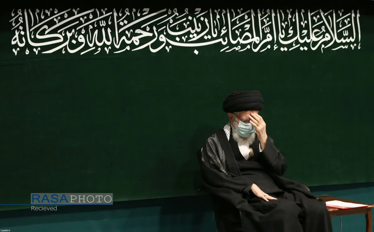 عزاداری اربعین حسینی هیئت&zwnj;های دانشجویی در حسینیه امام خمینی (ره) با حضور مقام معظم رهبری