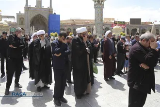 دسته عزاداری خادمان کریمه اهلبیت (س) در روز شهادت حضرت جواد الائمه (علیه&zwnj;السلام)