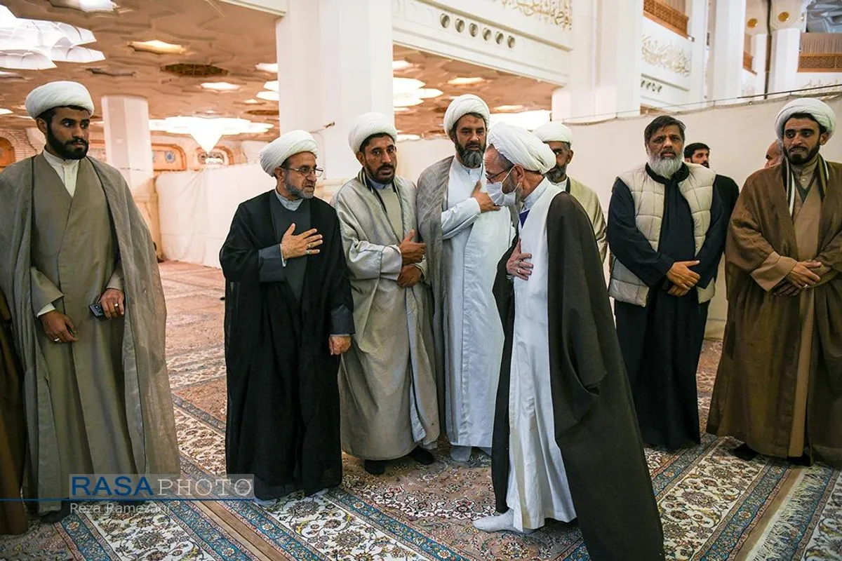 مراسم بزرگداشت آیت الله محسن علی نجفی در حرم حضرت معصومه (س)