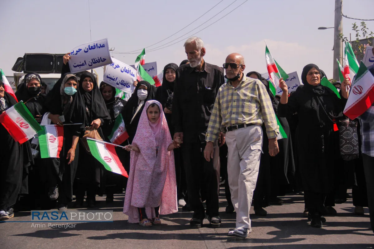 راهپیمایی نمازگزاران شیراز در محکومیت آشوبگری&zwnj;های اخیر