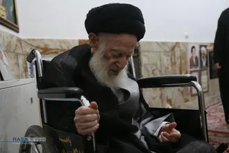 تشرف حضرت آیت الله شبیری زنجانی به حرم حضرت فاطمه معصومه (سلام&zwnj;الله&zwnj;علیها)
