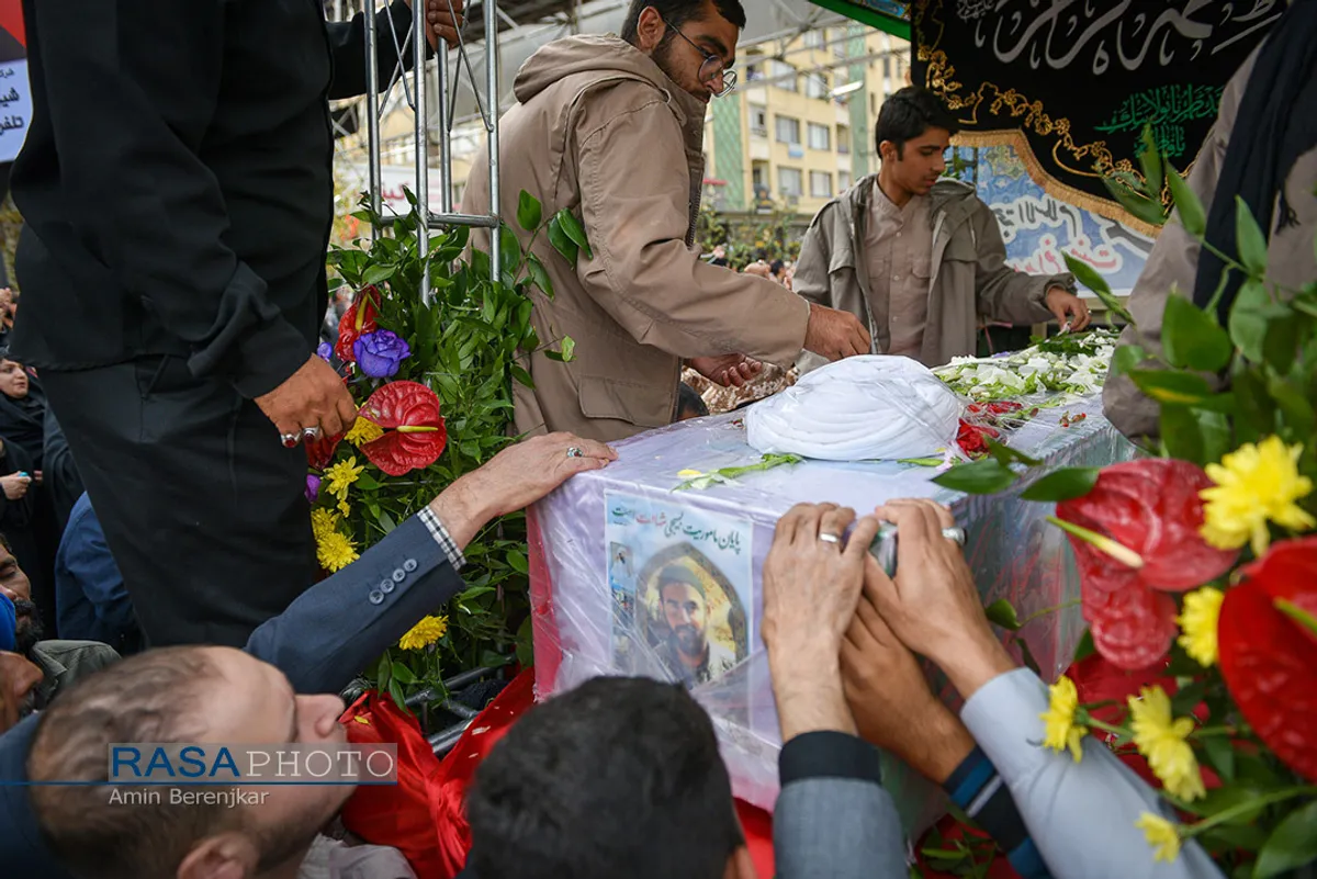 تشییع شهید مدافع امنیت حجت&zwnj;الاسلام &laquo;محمد مؤیدی&raquo; در شیراز&lrm;&lrm;