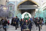 دسته عزاداری روز شهادت حضرت امام جواد الائمه (علیه&zwnj;السلام) با حضور ستاندار قم