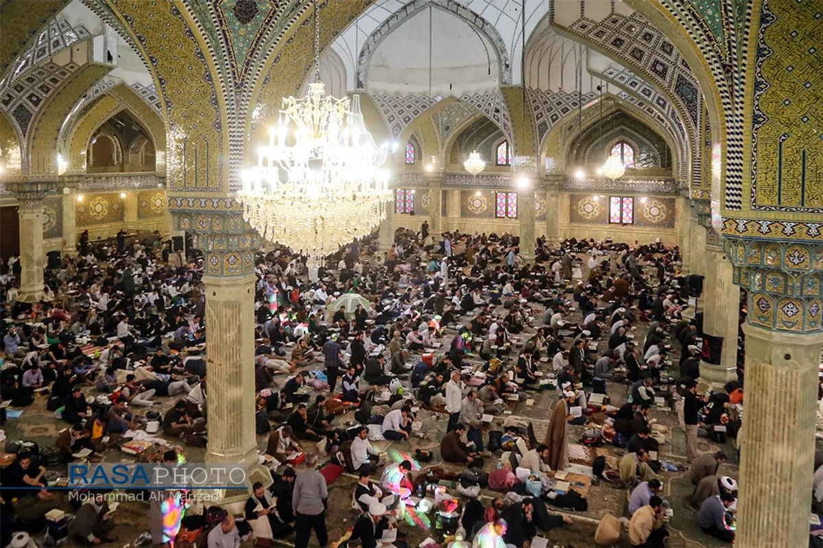 اعمال ام داود در مراسم معنوی اعتکاف | قم مسجد امام حسن عسکری