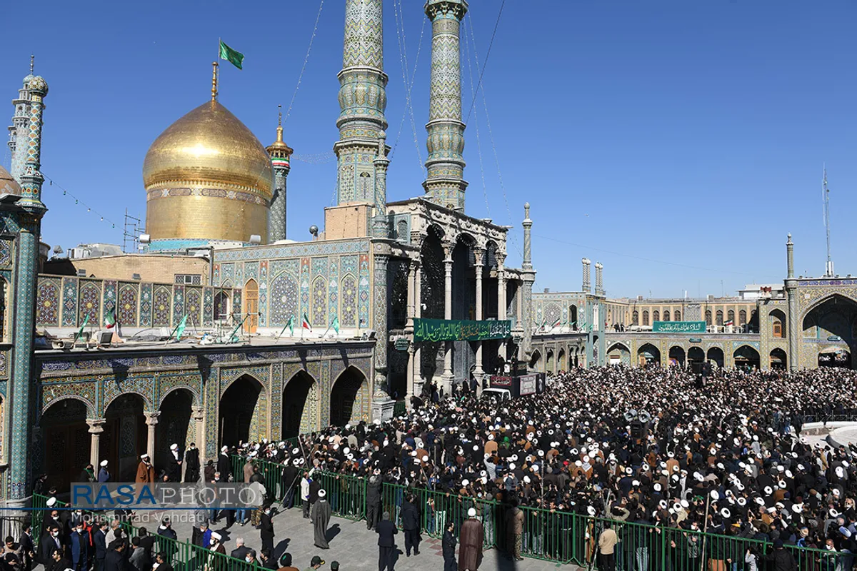 تشییع حضرت آیت الله صافی گلپایگانی در قم