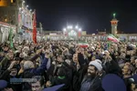 راهپیمایی شبانه مردم قم علیه اغتشاشگران