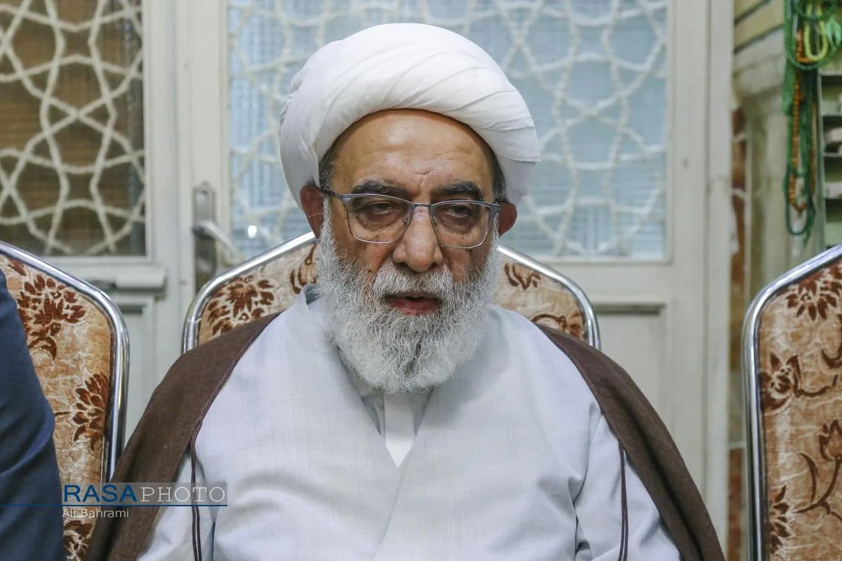 مراسم ختم ابوالزوجه آیت الله کعبی در قم