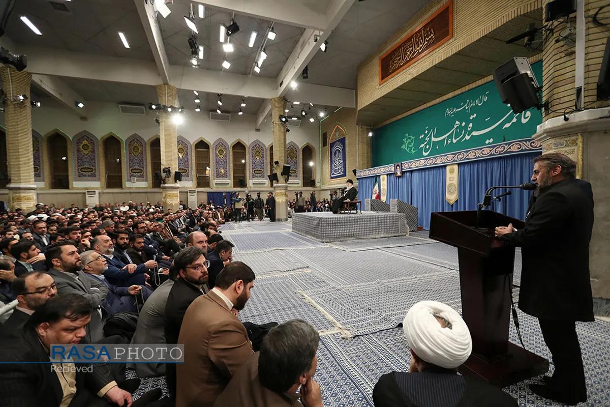 دیدار مداحان اهل&zwnj;بیت (علیهم&zwnj;السلام) با مقام معظم رهبری