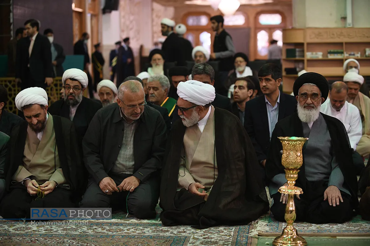آیین خطبه&zwnj;خوانی آغاز دهه کرامت در حرم حضرت فاطمه معصومه (سلام الله علیها)
