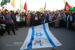راهپیمایی خودرویی درحمایت از مردم مظلوم فلسطین&lrm; و افغانستان
