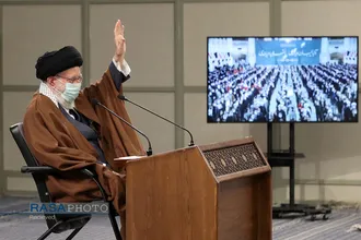 ارتباط تصویری مردم آذربایجان شرقی با مقام معظم رهبری