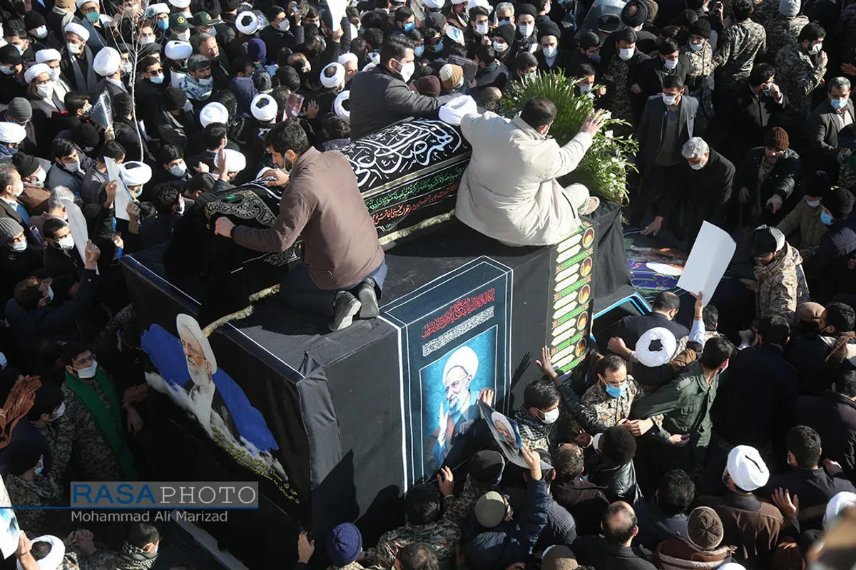 مراسم وداع و تشییع پیکر عمار انقلاب علامه مصباح یزدی در قم