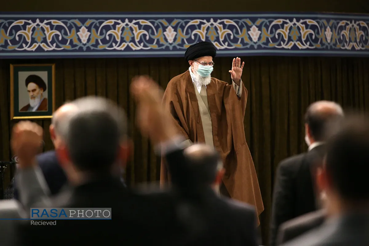 دیدار جمعی از معلمان با مقام معظم رهبری