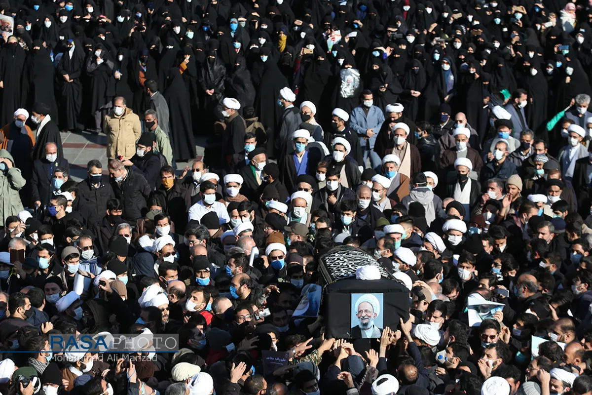 مراسم وداع و تشییع پیکر عمار انقلاب علامه مصباح یزدی در قم