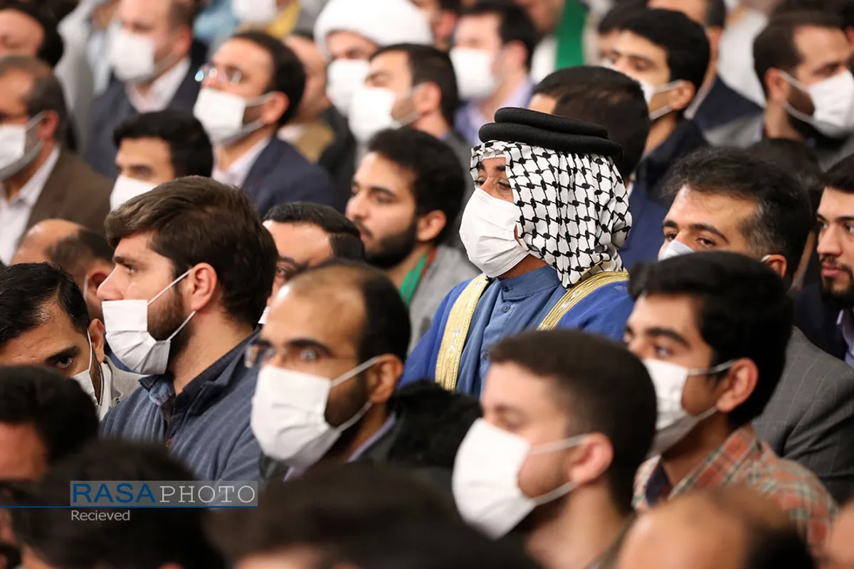 دیدار مداحان اهل&zwnj;بیت (علیهم&zwnj;السلام) با مقام معظم رهبری