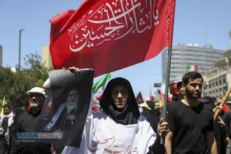 قیام خراسان در تشییع میلیونی رهبر شهید انقلاب اسلامی