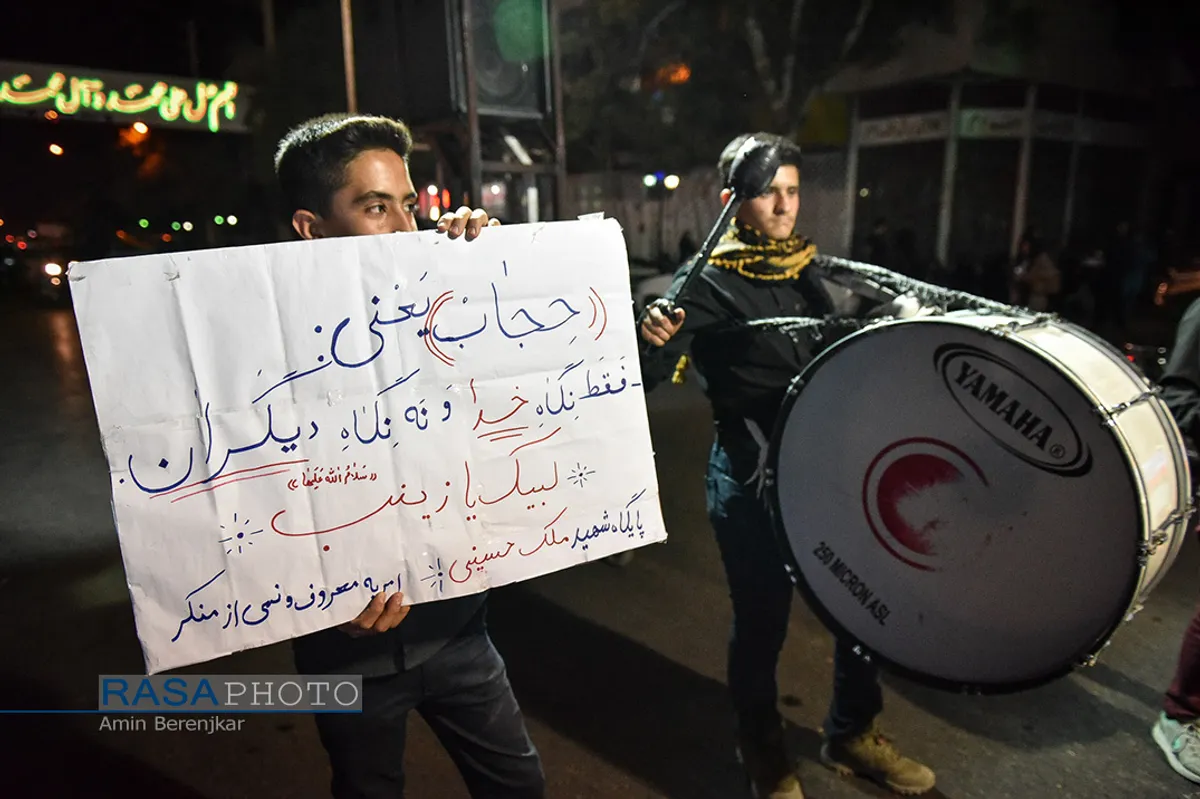 عزاداری شب عاشورای حسینی در شیراز