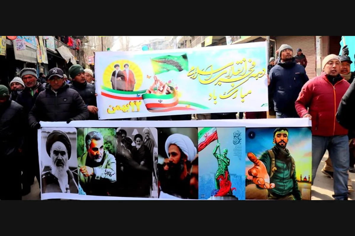 جشن ۲۲ بهمن در کشمیر
