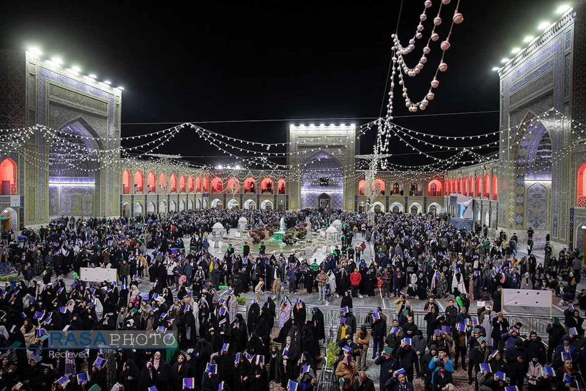 احیا شب ۲۳ ماه مبارک رمضان در حرم مطهر رضوی