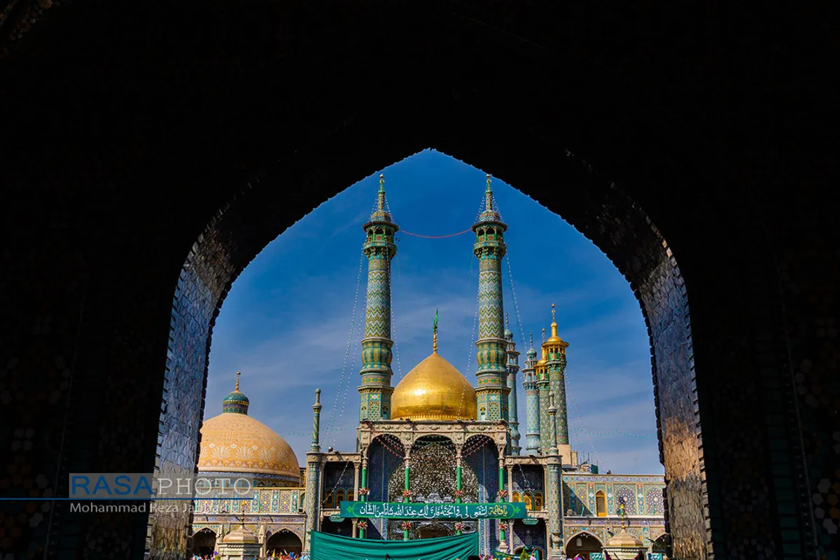 مراسم نمادین ورود کاروان حضرت معصومه (سلام الله علیها) به قم