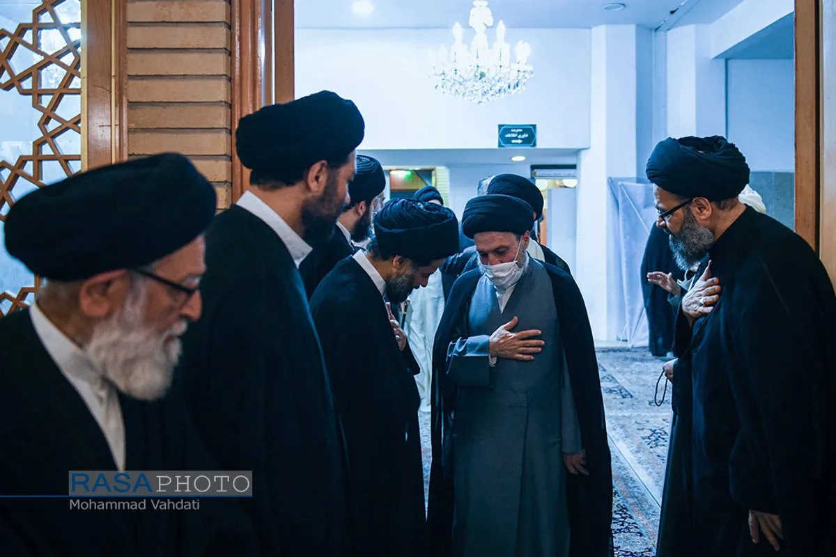مراسم چهلمین روز ارتحال آیت الله علوی گرگانی