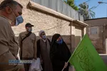 توزیع اقلام بهداشتی بین مجاورین حرم امامزاده سید علاالدین حسین (ع) شیراز