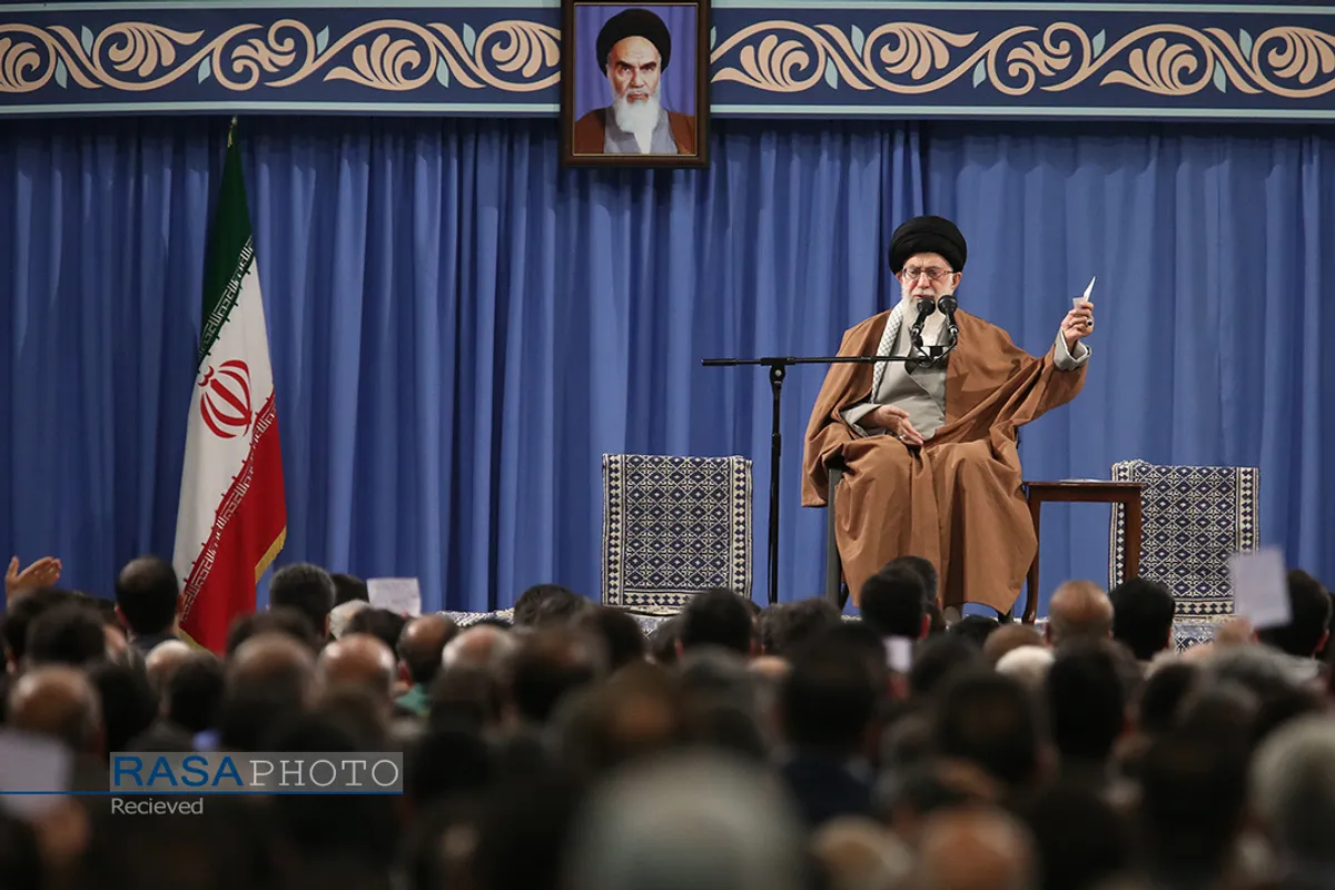 دیدار کارگران با مقام معظم رهبری