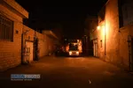 ضدعفونی معابر شهر قم توسط جوانان بسیجی و طلاب