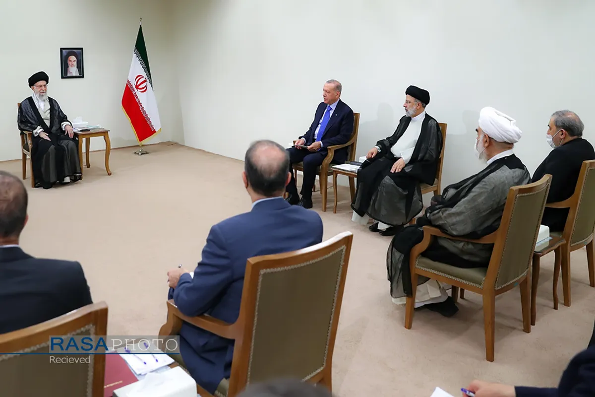 دیدار رئیس&zwnj;جمهور ترکیه با مقام معظم رهبری