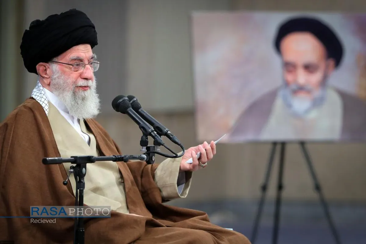 دیدار اعضای ستاد برگزاری کنگره بین&zwnj;المللی بزرگداشت علامه طباطبائی با رهبر انقلاب