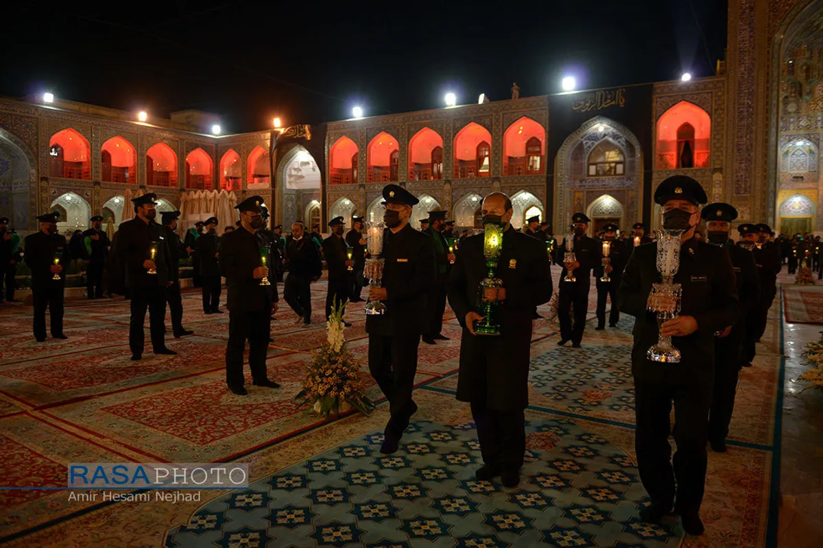 مراسم خطبه خوانی شب شهادت حضرت امام علی بن موسی الرضا (علیه السلام)