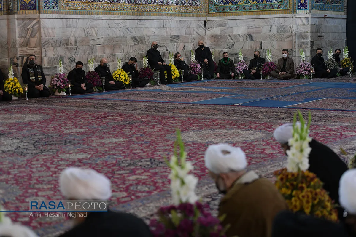 مراسم خطبه خوانی شب شهادت حضرت امام علی بن موسی الرضا (علیه السلام)