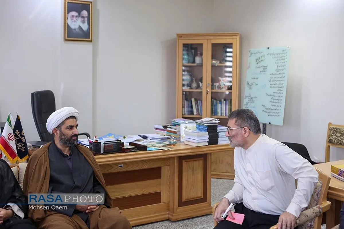 دیدار مدیرعامل و اعضای خبرگزاری رسا با مدیر اداره کل فرهنگ ارشاد اسلامی استان قم