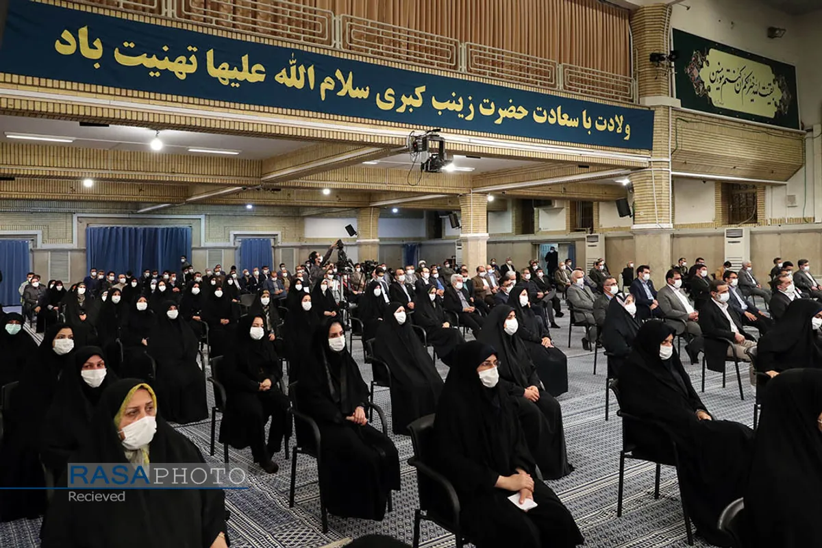 دیدار پرستاران و خانواده شهدای سلامت با رهبر انقلاب