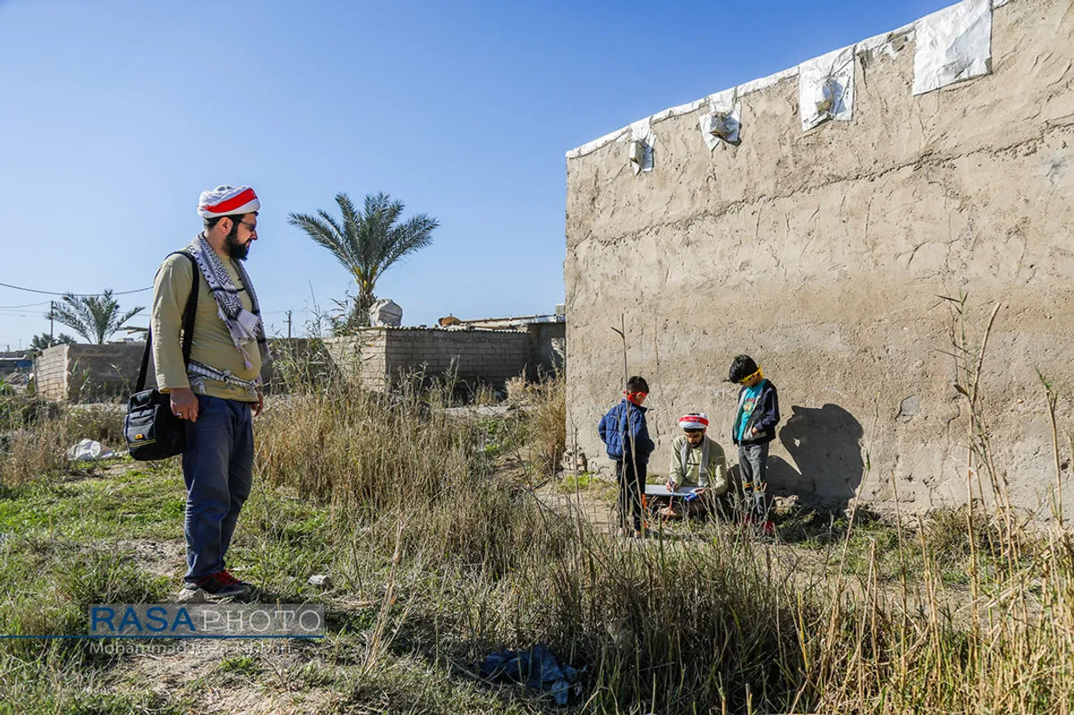 اردوی جهادی طلاب و بسیجیان قم در شهر بندر امام خمینی (سربندر)&lrm;&lrm;