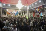 لحظه تحویل سال ۱۴۰۵ در حرم حضرت فاطمه معصومه (س)