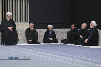 مراسم عزاداری شام غریبان حسینی (علیه&zwnj;السلام) در حسینیه امام خمینی (ره)