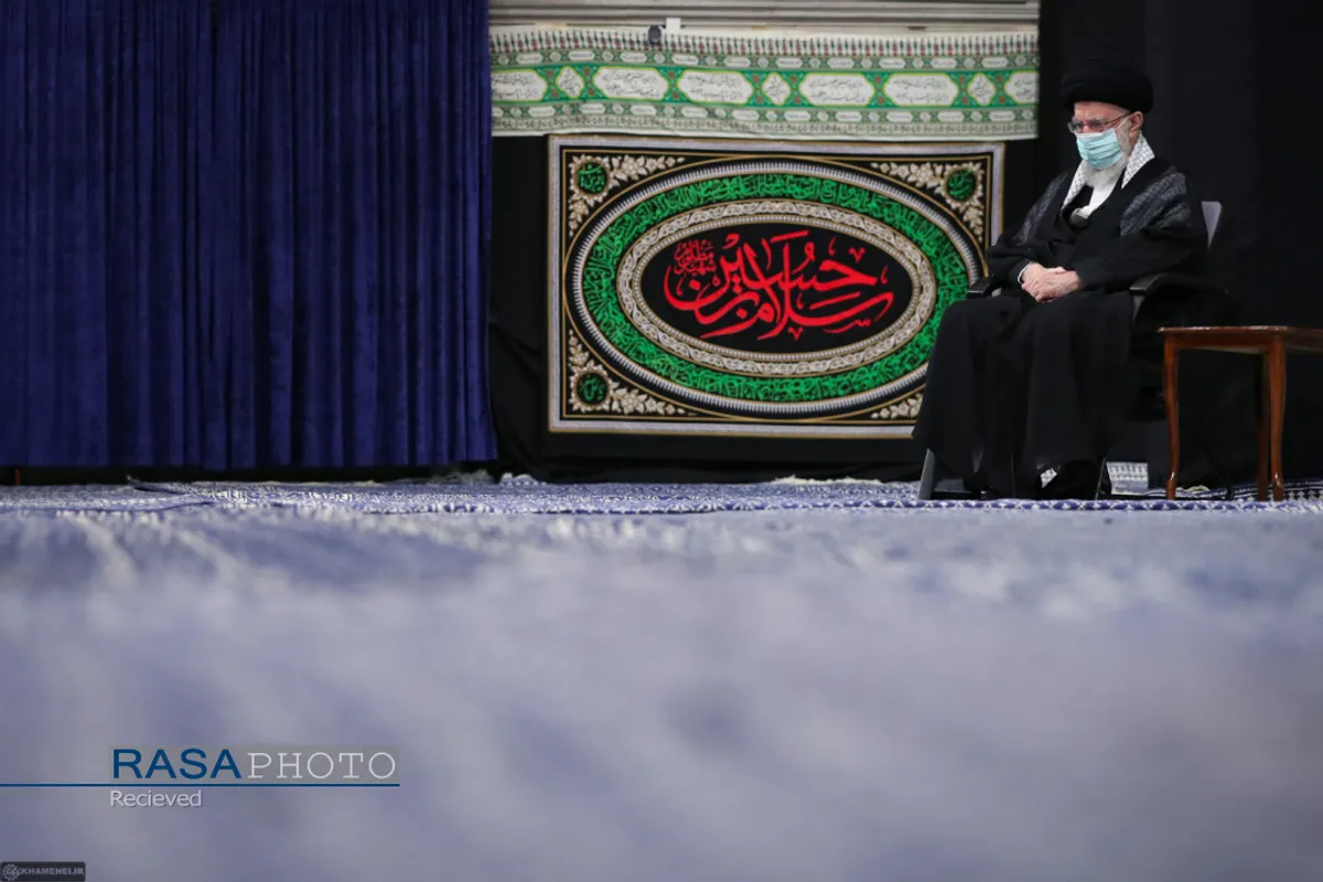 دومین شب مراسم عزاداری حضرت اباعبدالله الحسین (علیه&zwnj;السلام) با حضور مقام معظم رهبری