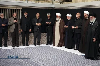 مراسم عزاداری شام غریبان حسینی (علیه&zwnj;السلام) در حسینیه امام خمینی (ره)