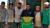 حضور طلاب جهادی بسطام در آواربرداری و بازسازی منازل آسیب‌دیده تهران
