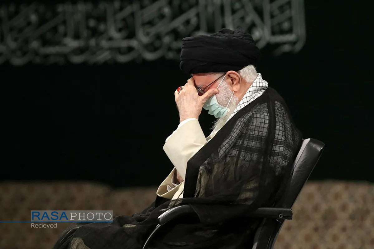 مراسم عزاداری شهادت امام رضا (ع) با حضور مقام معظم رهبری