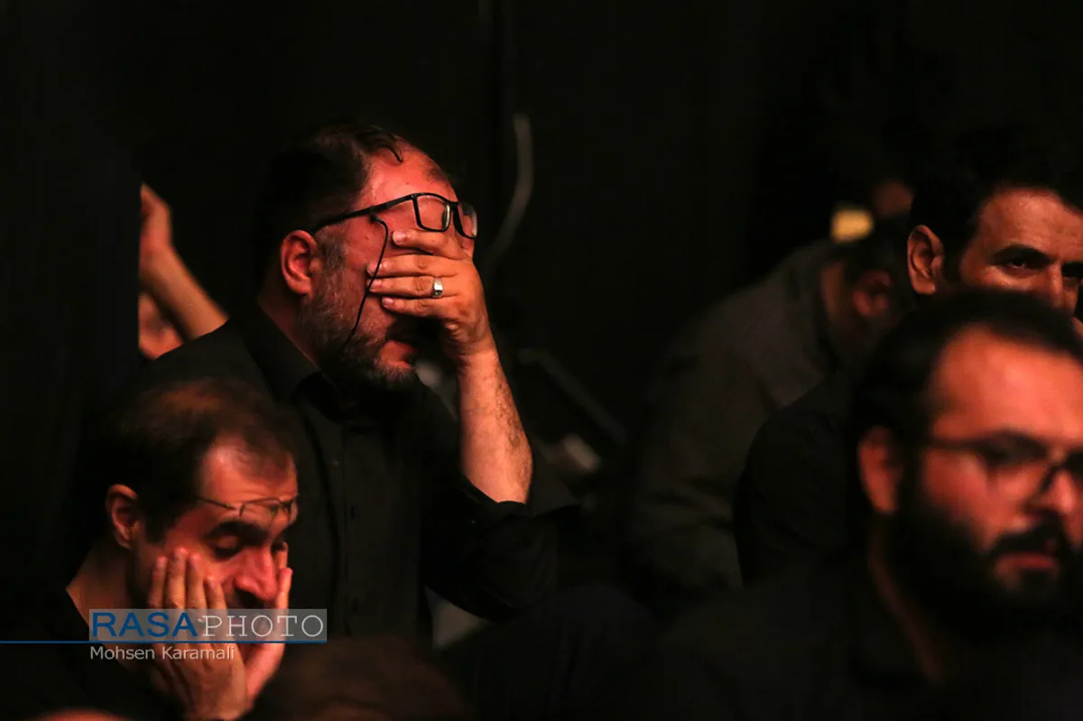 مراسم عزاداری هیئت هنر و رسانه قم