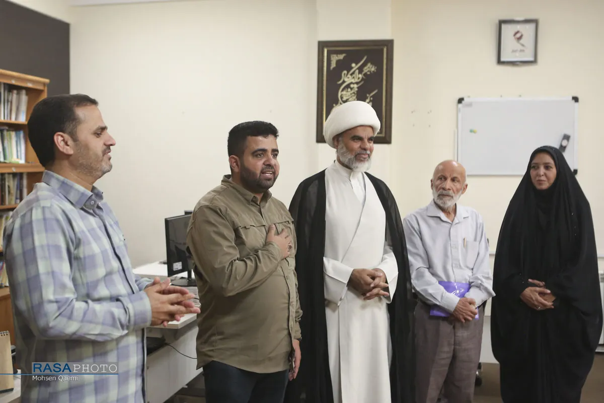 بازدید نماینده فرهنگی کتائب سید الشهداء عراق از رسا