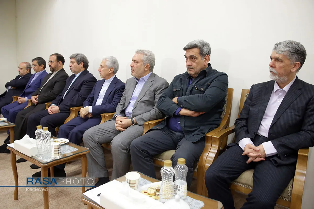 دیدار رئیس&zwnj;جمهور و اعضای هیئت دولت مقام معظم رهبری