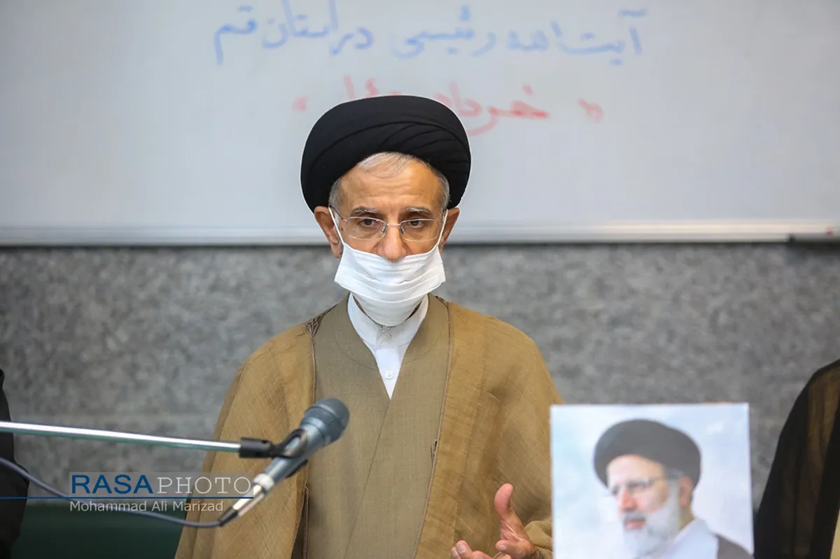نشست خبری رئیس شورای هماهنگی ستاد&zwnj;های مردمی آیت الله رئیسی در قم