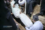 مراسم تشییع و خاکسپاری ابوالشهید حاج&zwnj;آقا عبدالله طائب
