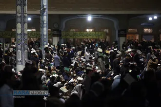 مراسم شب بیست و سوم ماه مبارک رمضان در حرم کریمه اهل بیت (سلام الله علیها)