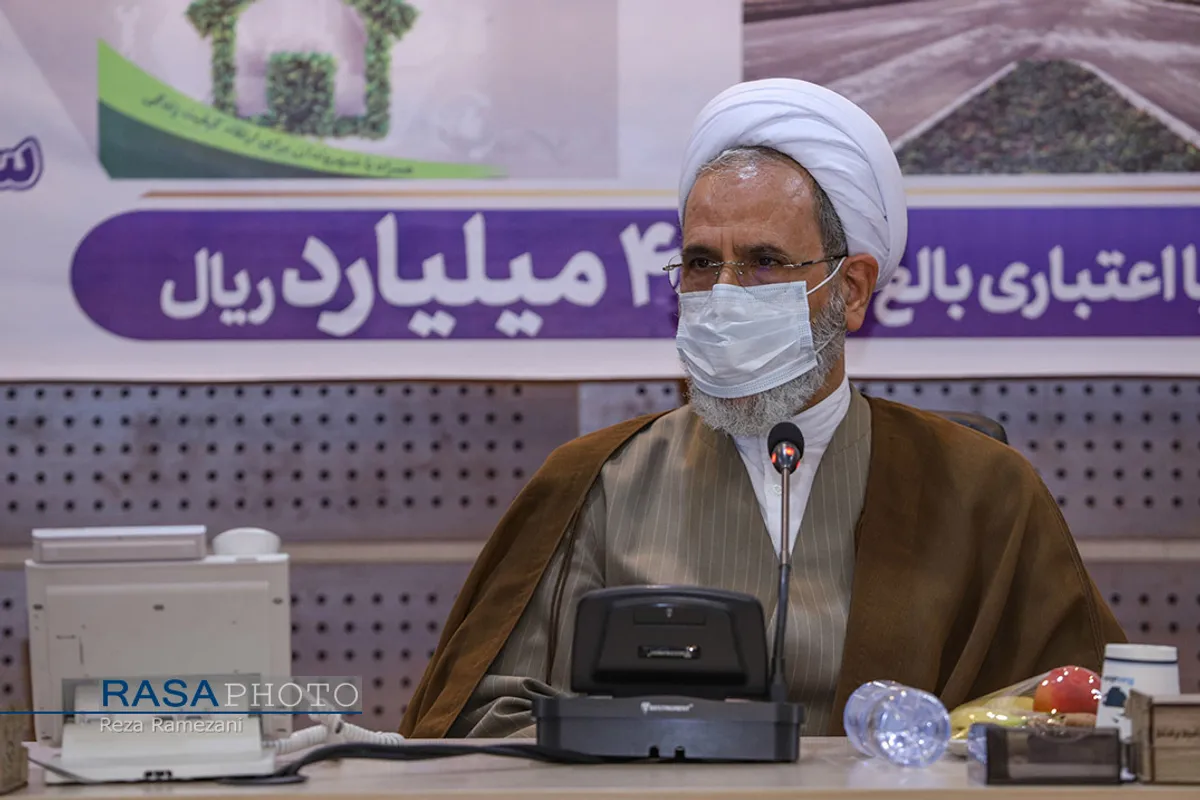 افتتاح تقاطع غیر همسطح آیت&zwnj;الله شهید حکیم با حضور آیت الله اعرافی